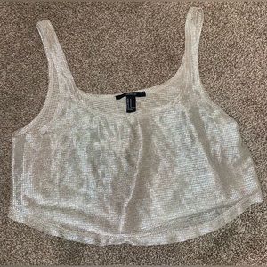 Forever 21 Silver Top